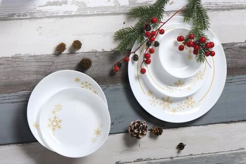 Does your table need a new tableware white opal glass