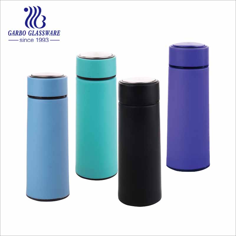 colored glass bottles wholesale with plastic cover