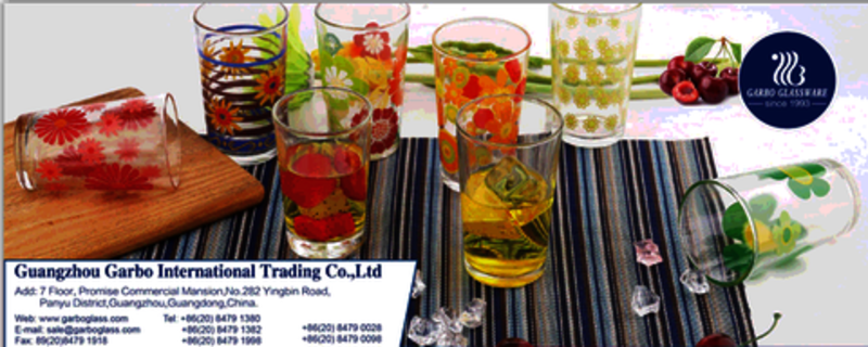 Beautiful printing glass cups, which one do you like?