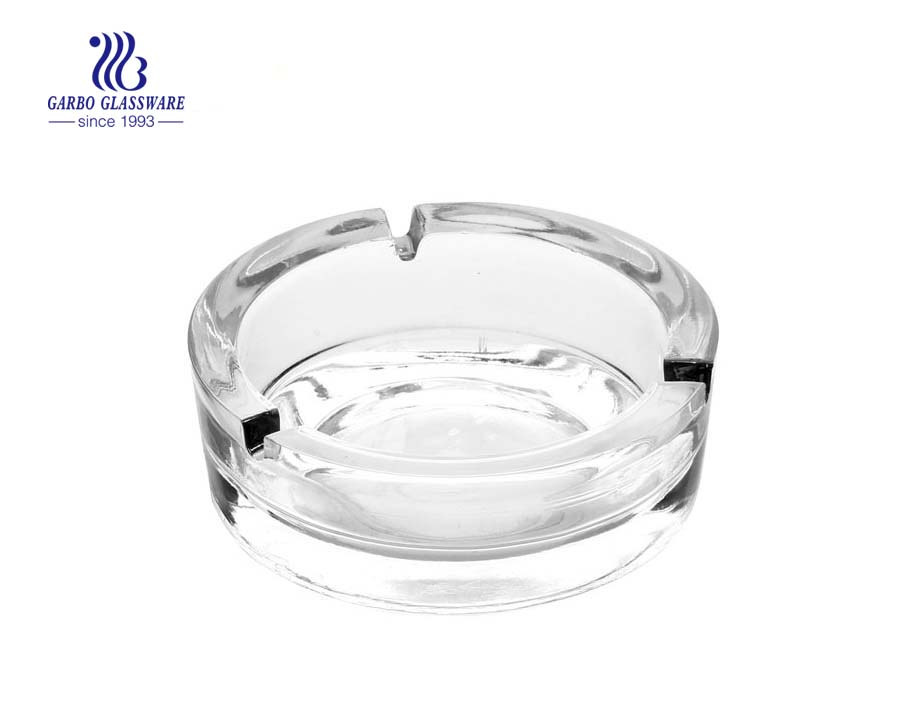 Regular round shape smoking glass ashtray with cheap price