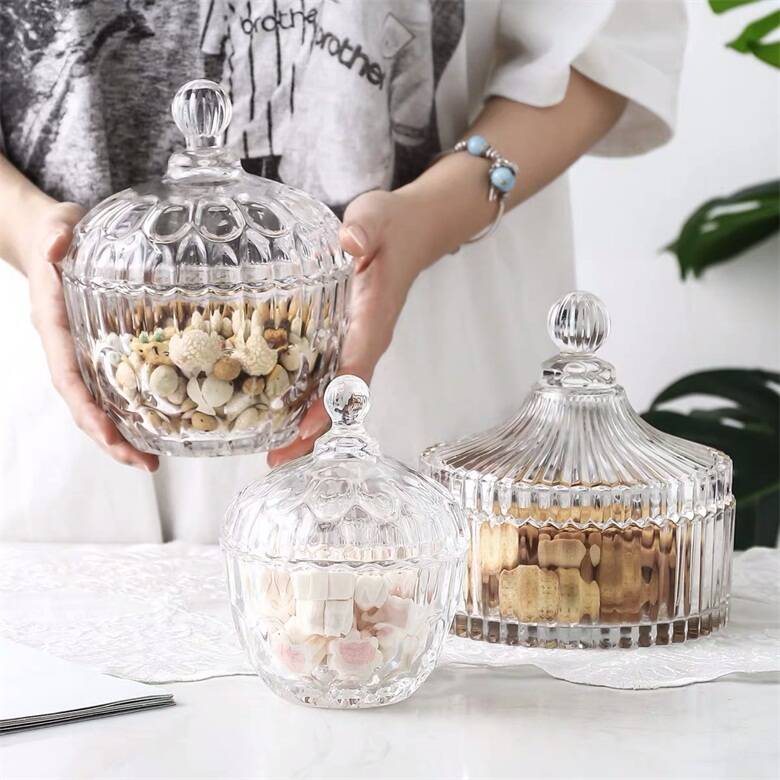 What are the functions of glass candy pot