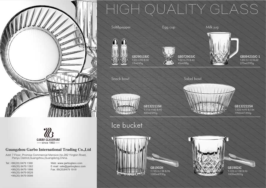 wholesale glass salad bowls