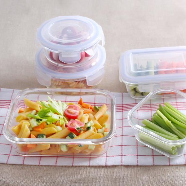 High Borosilicate Glass Lunch Box Set Microwave Oven Heating - Temu