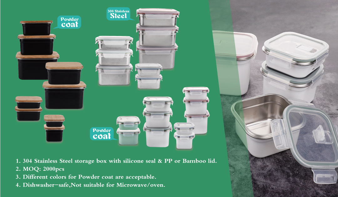 New production series-Stainless steel Lunch box