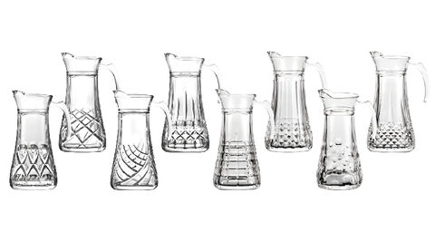 China FOB Guangzhou glassware glass pitcher glass jug factory supplier