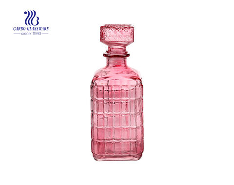 Decanter in vetro rosa per donna cool