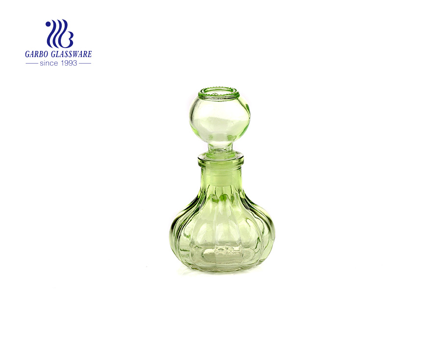 Decanter de vidro decorativo colorido 50ml para piquenique