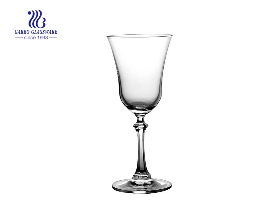 High end crystal glass stemware glass goblet for wedding