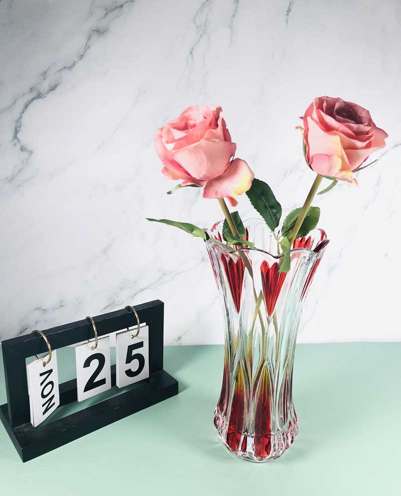 The using tips for glass vase