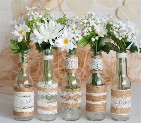 How to use waste glass bottles