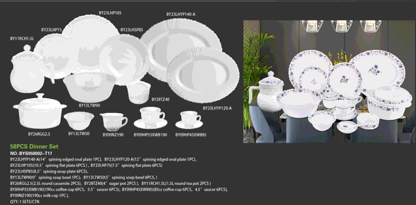 Do you know which kinds of opal glass dinner  set  are  popular recently