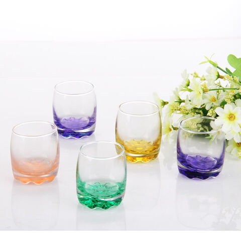 There are lots of colorful glassware in the shop, do you know how the manufacturer produces it?cid=3