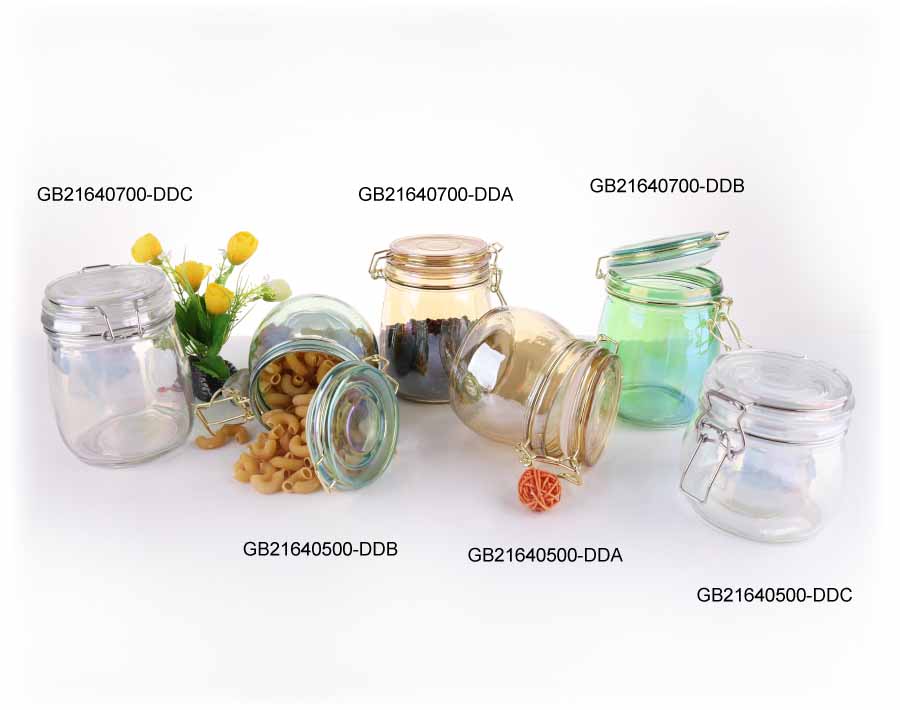 Hochwertige Vorratsgläser aus Glas mit Beschichtung aus Glas