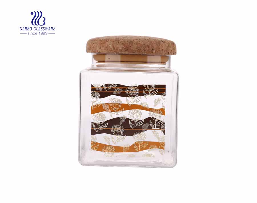 1100ml glass storage jars Heat-resistant glass storage jars