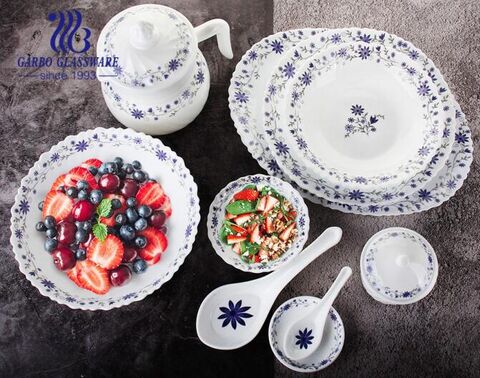 what are the material and advantages of opal glass tableware