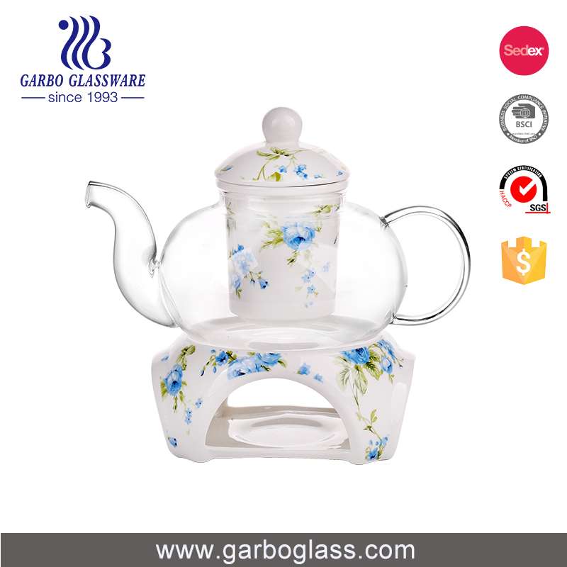 4 types of high quality home use glass tea pot