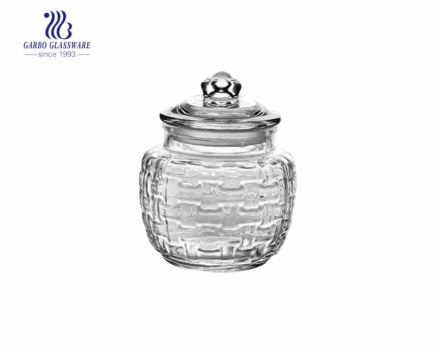 600ML Factory Glass Storage Jar with High Quality