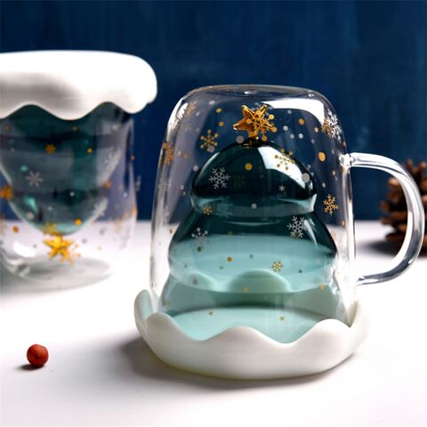 The Internet Celebrity Cute Double Wall Glass Cup