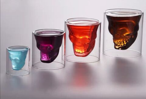 Do you know how beautiful the skull shape glassware looks