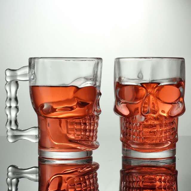 Do you know how beautiful the skull shape glassware looks