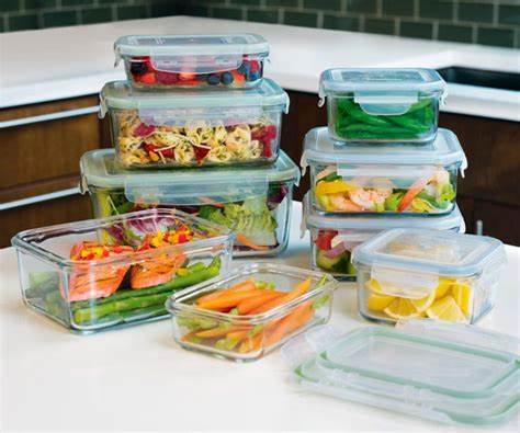 The multi functions of glass food containers