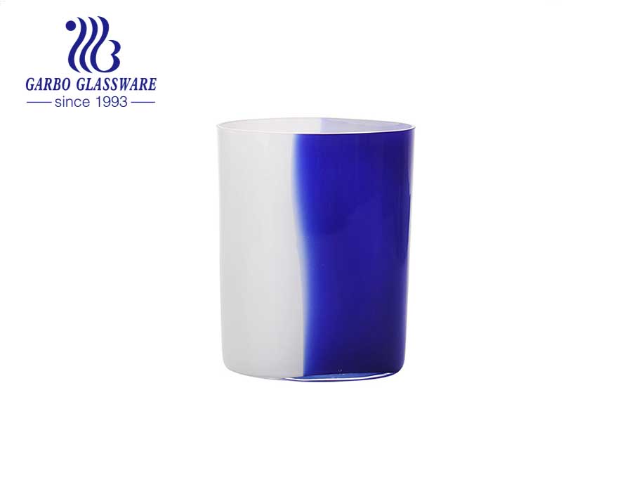 Vaso de vidro de mesa de alta qualidade soprado à mão maravilhoso vaso de flores com bom preço