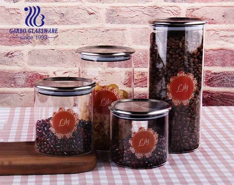 Eco Friendly Borosilicate Glass Storage Jars with Bamboo Lid Food Kitchen  Glass Jar Mason Jar - China Bamboo Lid Glass Jar and Glass Jar price