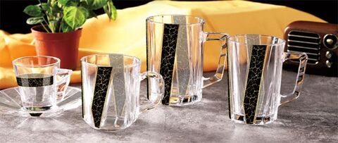 New Arrival  Garbo Unique Design Glacier Series Glass tableware