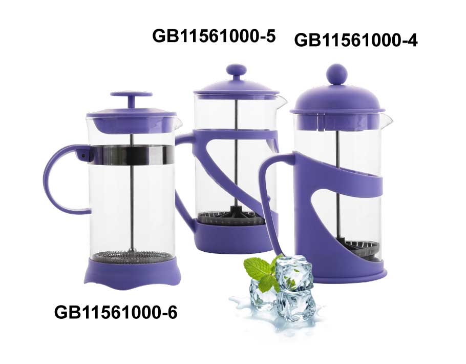 Günstiger Fabrikpreis Kaffeekolben Wiederverwendbarer Großhandel Glas French Press Pot Glas Kaffeemaschine