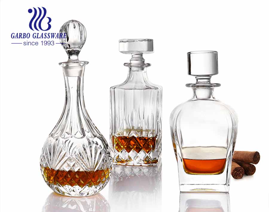 Decanter Drinking Set Men Gifts Whisky Decanter Tumbler Set for Liquor Scotch Bourbon or Wine