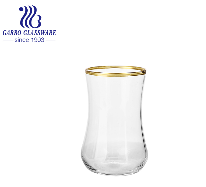 Promotions hebdomadaires Garbo: nouveaux modèles d'ensembles de tasses à thé bordées d'or