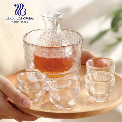 Fresh Rice Wine Tasting Experience-Garbo Handmade Glass Sake Drinking Set