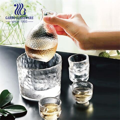 Fresh Rice Wine Tasting Experience-Garbo Handmade Glass Sake Drinking Set