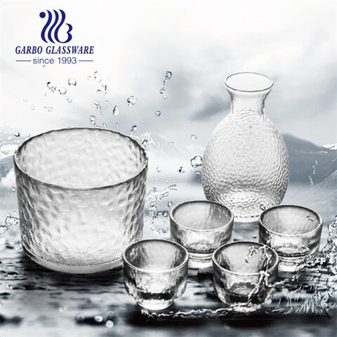 Fresh Rice Wine Tasting Experience-Garbo Handmade Glass Sake Drinking Set