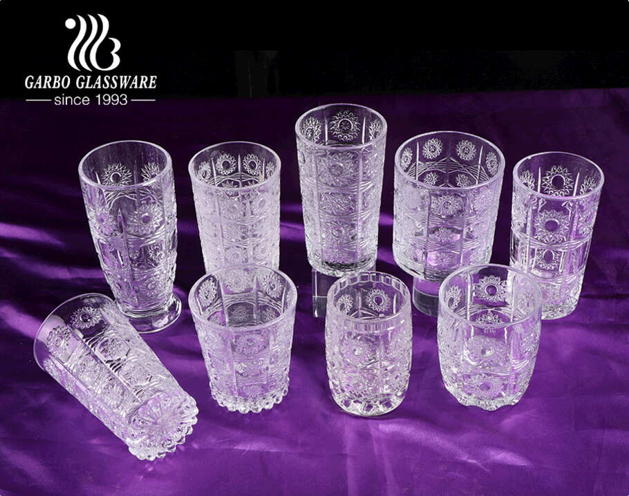 ما أنواع المنتجات التي تحتوي عليها سلسلة عباد الشمس الزجاجية المصنوعة من الزجاج البلوري من Garbo؟ cid = 3