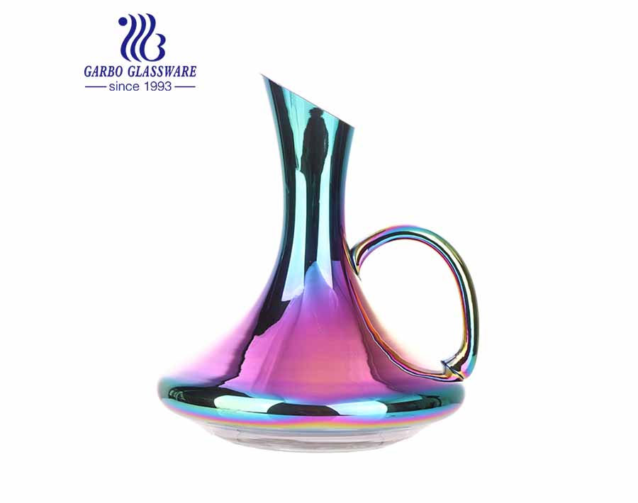 Wedding Home Using Colored Ion Plating Decater Hot Sale Wine Glass Decanter