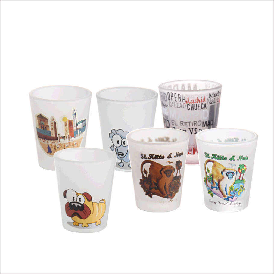 What Are Popular Shot Glass Cups? Welcome To Garbo Decal Spray Good Design Shot Glass.