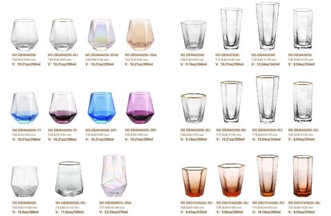 Garbo Weekly Promotions: Handmade Hexagon Glass Cups