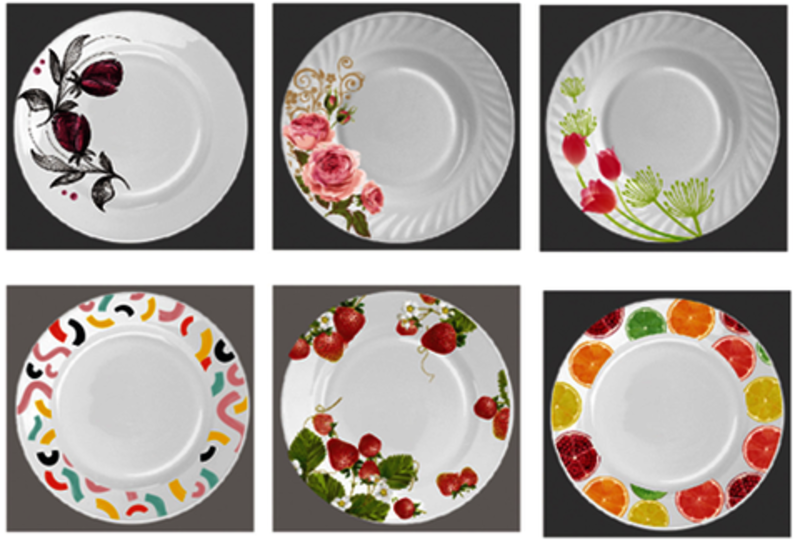 Garbo's new and most popular opal glass dinner sets