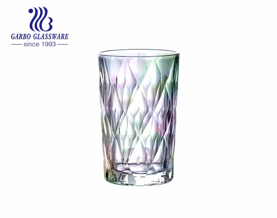 350ml hochwertige Ionenbeschichtung Glasbecher Wassersaft trinken Hotel mit