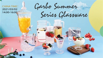 Garbo Glassware Live Streams in Alibaba