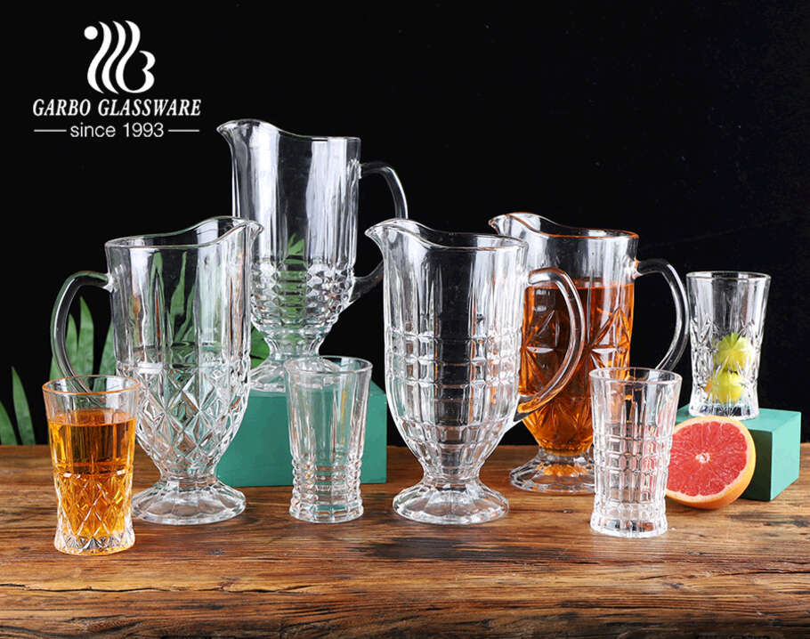 Brief introduction to Garbo's classical 7pcs water drinking jug set