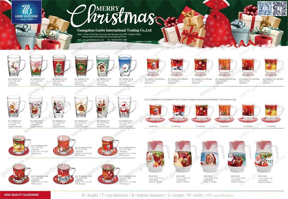 Garbo Weekly Promotions: Christmas Glass Items