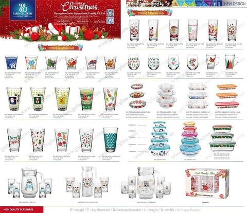 Garbo Weekly Promotions: Christmas Glass Items