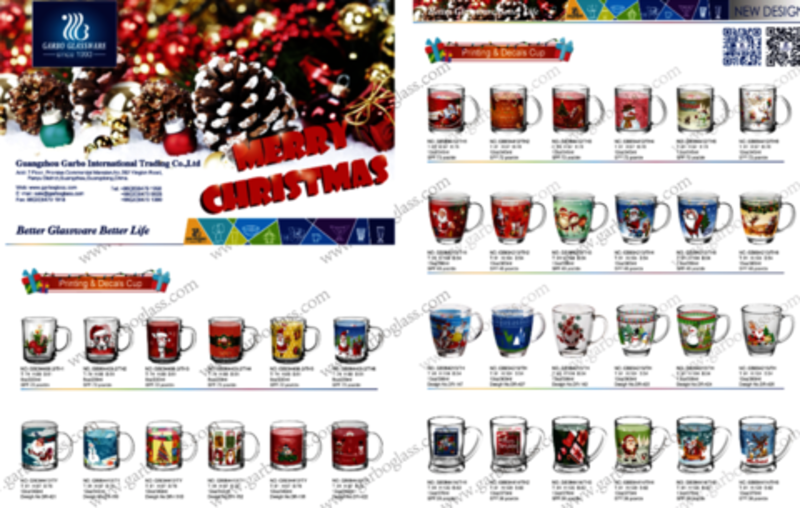 Christmas glassware wholesale