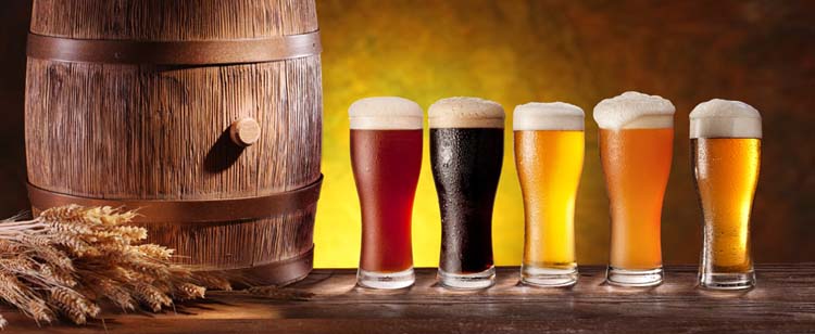 Barware aus Glas im Pub-Stil, maschinell geblasene Pilsner-Bierglasbecher mit Multi-Form-Designs