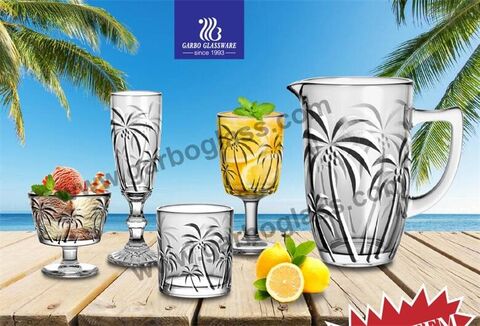 Garbo Top Rate COCONUT TREE series glassware just be released