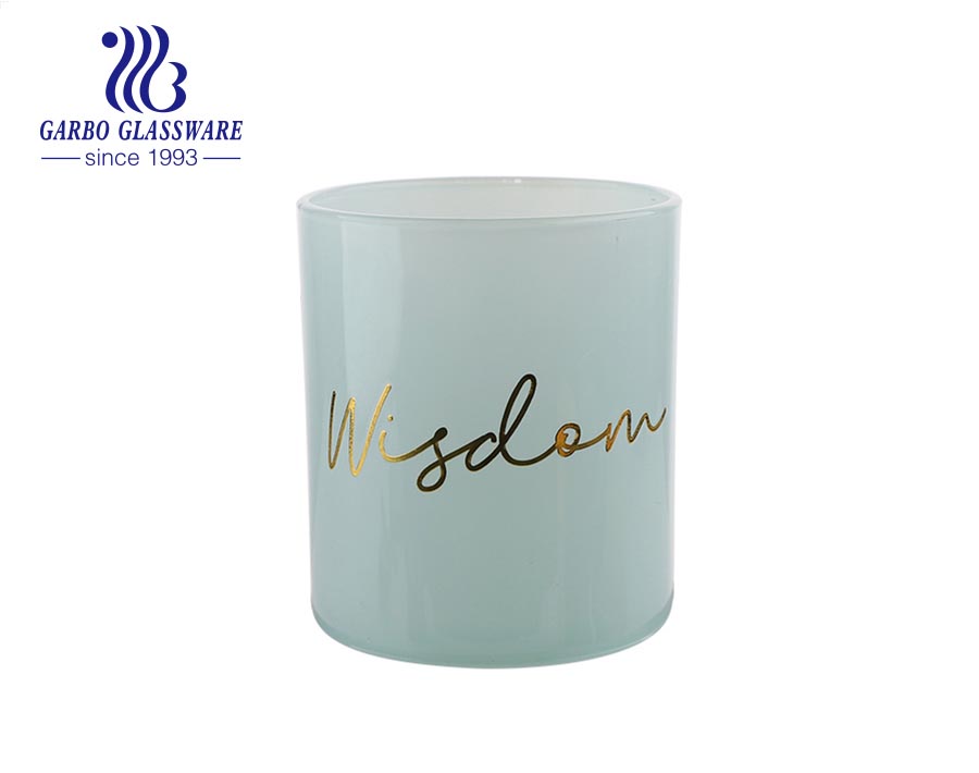 Barra de música de casamento de vidro Nordic Jar Cylinder Votiva Suporte de vela decorativa