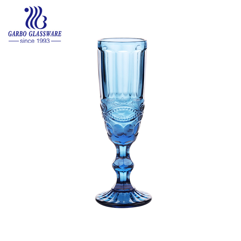luxury solid color glass ice cream glass cup