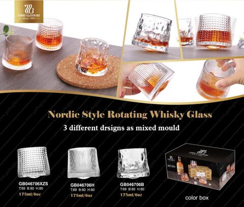 bán nóng rượu whisky uống tumbler tumbler cho quán bar sử dụng